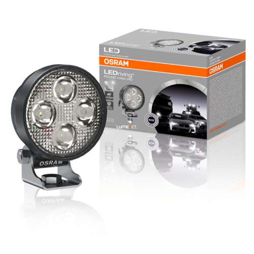 Osram LEDriving Lightbar Round VX80-WD LEDDL119-WD 12/24V 22W Lampă de conducere cu LED-uri suplimentare cu fascicul larg 43547000