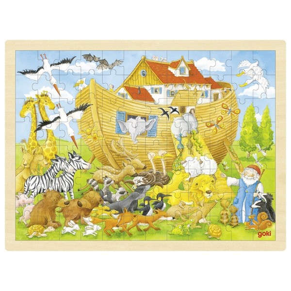 Goki gyerek Puzzle - Noé bárkája 96db