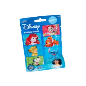 Opakowanie Disney Mystery Figure z Ariel, Nemo, Simbą, Stitchem, Jasmine i Woodym - Produkt dla fanów gamingu