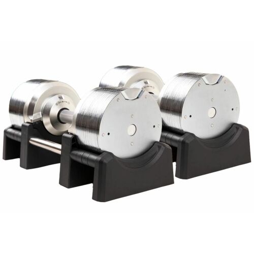 Állítható súlyzókészlet, Zoco Body Fit, YLK052, össztömeg 83 kg, acél, króm 113267573