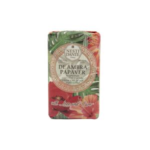 Nesti Dante Mydło w kostce De Ambra Papaver Sapone Czerwony mak 250g 113272282 - Mydło