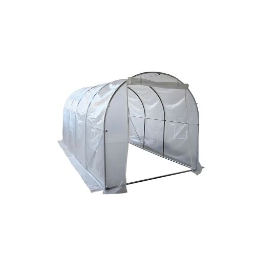 Namiot foliowy 200x250x400 cm ze wzmocnionym stelażem + przezroczysta folia 113284549