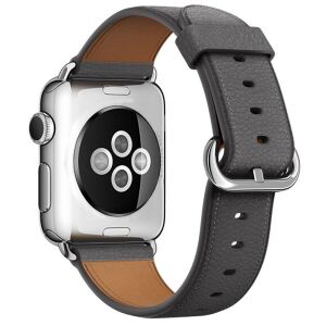 Apple Watch bőróraszíj /szürke/ 44/45/46/49 mm