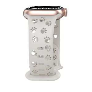 Apple Watch Paw szilikon óraszíj/fehér/44/45/46/49 mm