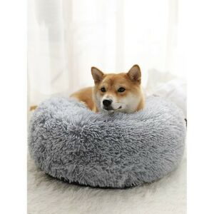 Szürke szőrös kutyaágy Shiba Inuval - Purlov