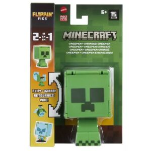 Minecraft: Flippin Figs Convertible Figura - Creeper and electric creeper 113321496 - Minecraft