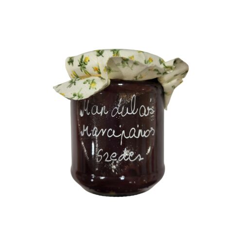 Ovocný dezert Mandulas marcipanos szeder 200g, černicový džem s mandľovým marcipánom