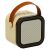 Beige Mini Bluetooth Speaker with Handle
