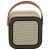 Portable Beige Karaoke Bluetooth Speaker with Handle