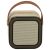 Portable Beige Karaoke Bluetooth Speaker with Handle