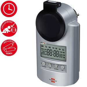 Brennenstuhl digital weekly timer with childproof protection and battery backup - Smart device