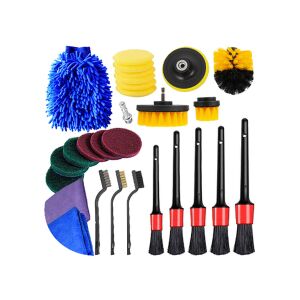 Sada na leštenie vŕtačky – podložky a kefy z mikrovlákna