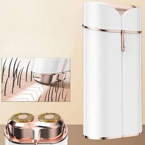 Koláž elektrického epilátora a procesu odstraňovania chĺpkov - Zariadenie na starostlivosť o tvár