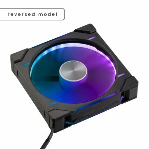Phanteks D30 PWM Reverse Airflow, wentylator D-RGB, 3-pak - 140 mm, czarny 113338270 - Phanteks