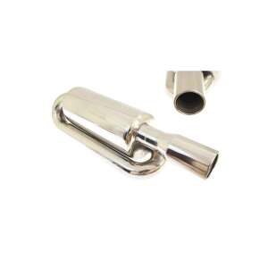 Turboworks Hátsó Dob - Rozsdamentes Acél - 2,5"