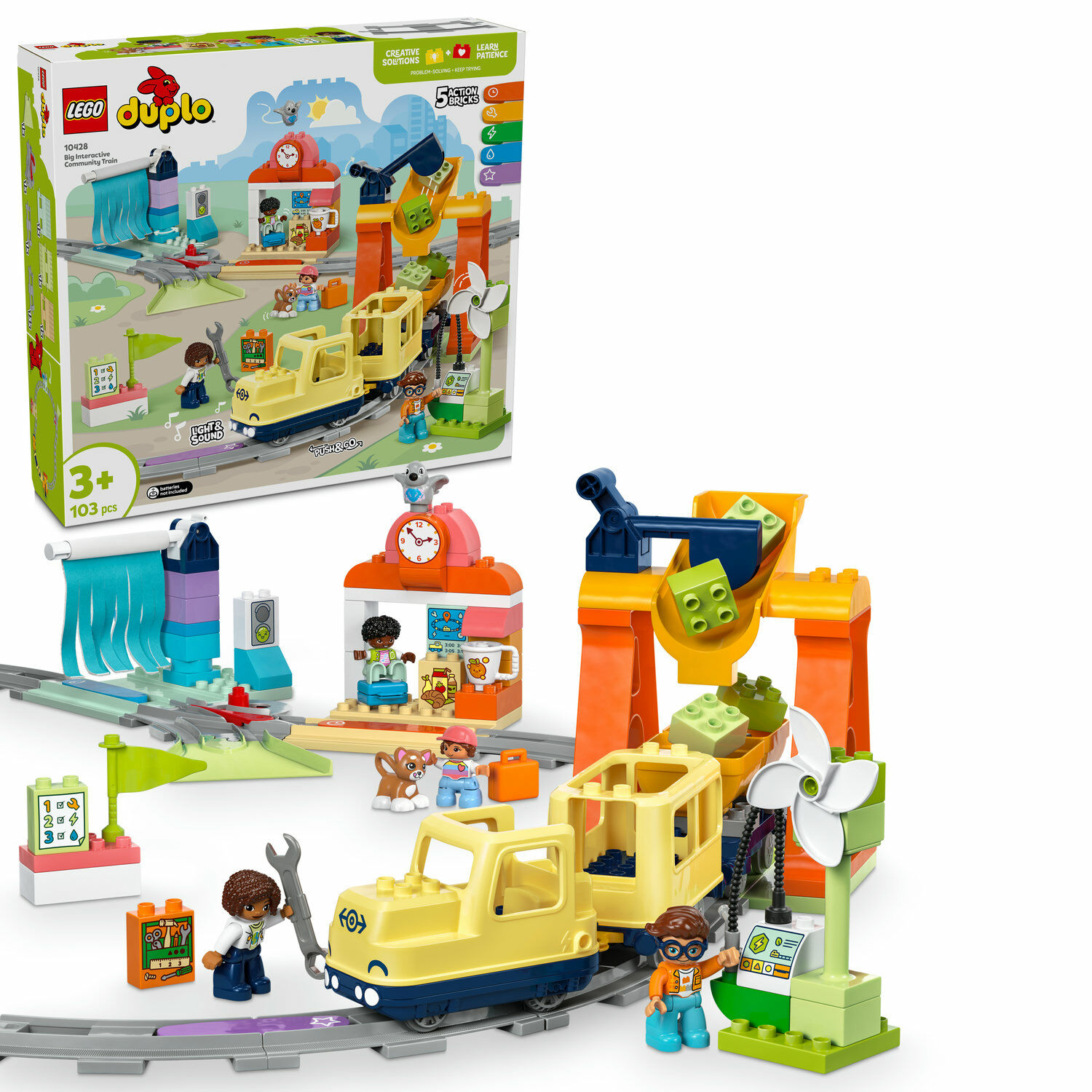 E-shop LEGO® DUPLO® Veľký interaktívny komunitný vláčik 10428