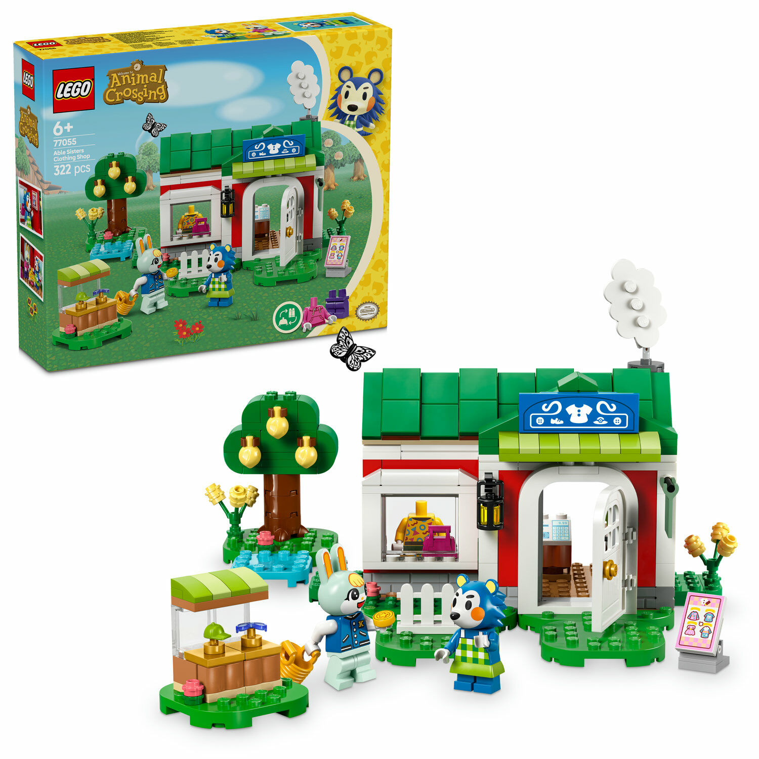 E-shop LEGO® Animal Crossing™ Able Sisters obchod s oblečením 77055