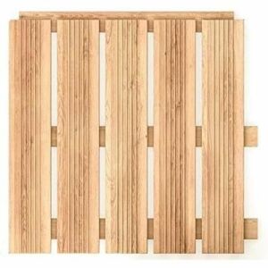 Podea de gradina din lemn, natur, 30x30 cm 125196751 - Pardoseli pentru terasă