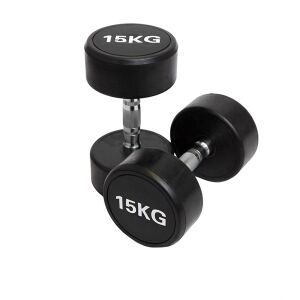 Комплект от 2 дъмбела (2x15KG), Zoco Body Fit YL009, общо тегло 30 Kg, черни 113361006