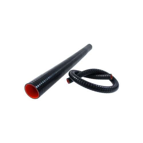 TurboWorks 25mm czarny wąż silikonowy, 1 metr długości