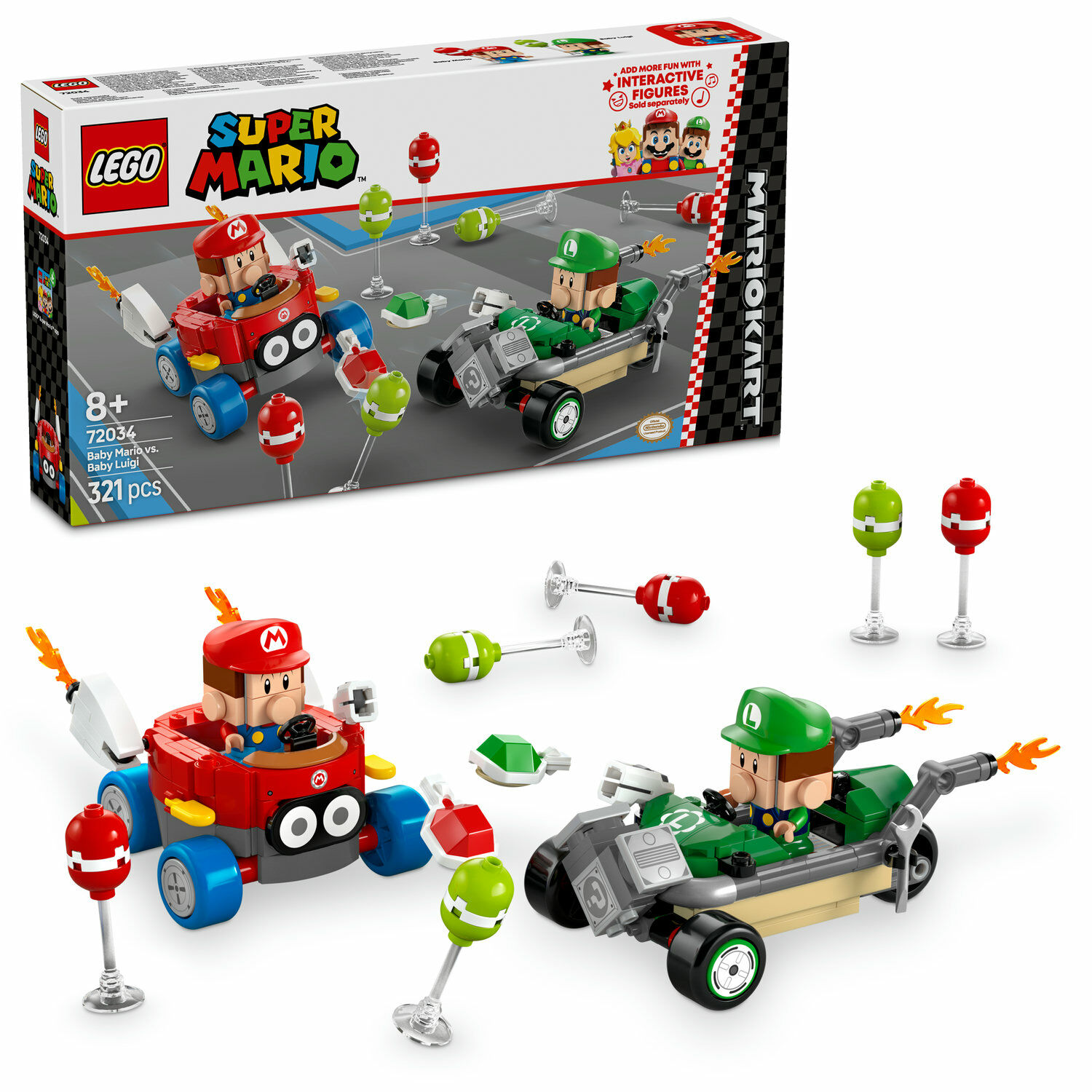 E-shop LEGO® Super Mario™ Mario Kart™ – Baby Mario vs. Baby Luigi 72034