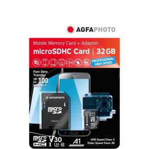 AgfaPhoto 10615 32 GB MicroSDXC UHS-I Class 10 memóriakártya 55973427 