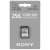 Sony SF-E256 256GB SDXC UHS-II Class 10 memory card packaging