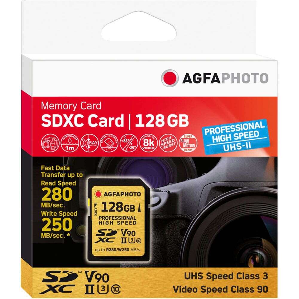 AgfaPhoto 10622 128 GB MicroSDXC UHS-II Class 10 memóriakártya