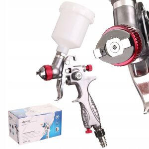 Mini striekacia pištoľ Auarita H-887 HVLP 1.2mm s nádobkou na farbu a krabicou - Striekacie zariadenia a systémy na farby