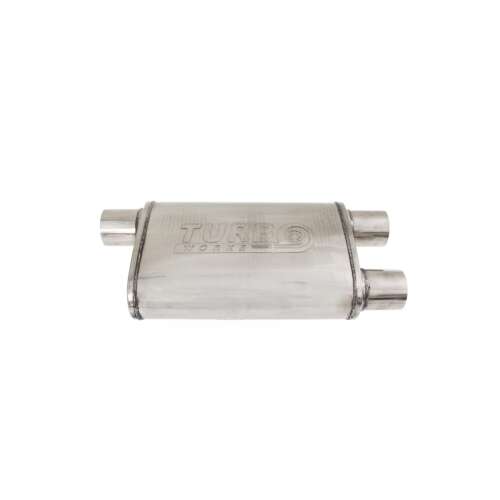 Silențiator de evacuare Turboworks 304SS din oțel inoxidabil cu ieșire dublă