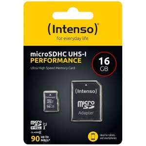 Intenso 3424470 16 GB MicroSD UHS-I Class 10 memóriakártya 57447160 