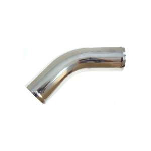 45 degree aluminum pipe, 76mm diameter, 30cm long - TurboWorks