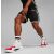 Puma Hoops Team Game schwarze Shorts mit Basketballschuhen