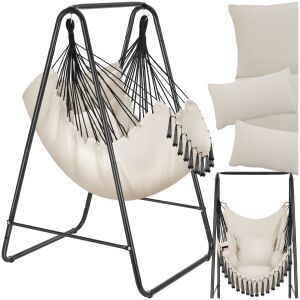 Fotel wiszący Alison, styl boho, nośność 160kg 113690714