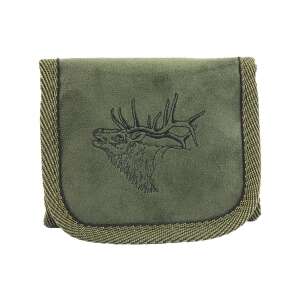 Forsport 002 7 töltényes lőszertáska övhöz, olajzöld, szarvas hímzéssel - Vadászat