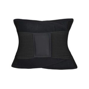 Fekete karcsúsító derékfűző edzéshez és mindennapi használatra - Alakformálás