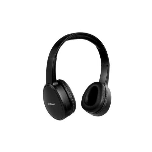 Astrum HT210 sztereó fekete bluetooth 5.0 fejhallgató beépített mikrofonnal, bőr fülpárnákkal