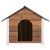 Dechland XL insulated dog house front, arched entrance
