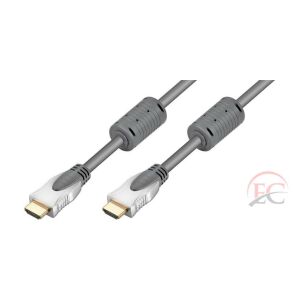 Goobay 52449 HDMI kábel, aranyozott csatlakozókkal - HDMI kábel