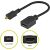 Goobay Micro HDMI - HDMI Adapter Csatlakozó Diagramokkal