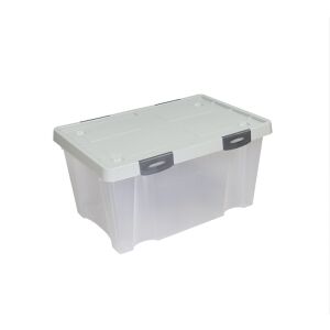 Flair Uni-box 600 45L Világosszürke Műanyag Tárolódoboz - Tárolódoboz & kosár