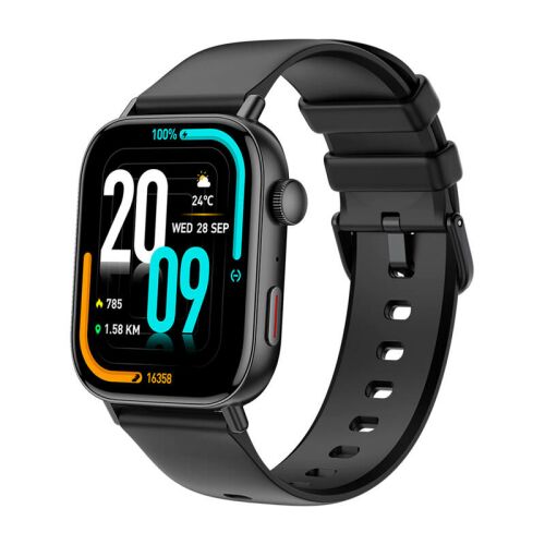 Smartwatch Colmi C8 Max - Čierny, zobrazuje digitálny displej