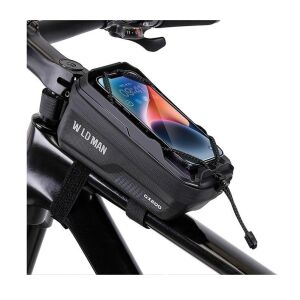 Wildman GX200 fekete vázra szerelhető kerékpártáska telefontartóval - Kerékpár kiegészítő