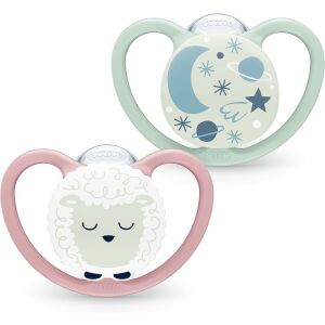 NUK Space Night Cumi - 2 db, 18-36 hónap