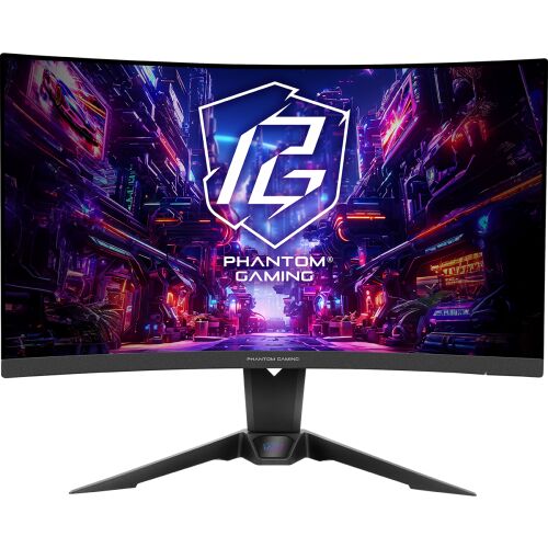 ASROCK 27" PG27QRT2A 16:9 QHD VA Ívelt Gaming Monitor - Fekete 113413210