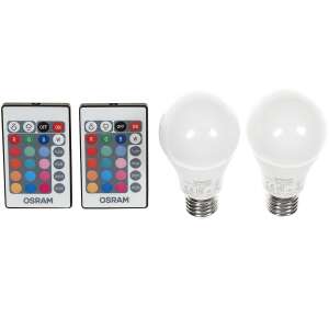 Osram variable colour remote control LED set 2 E27 LEDs + 2 remote controls / package