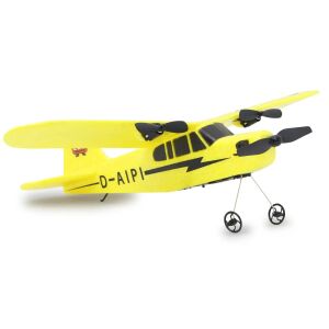 Oldalnézet a Jamara J3-CUB Sárga Távirányítós Repülőgépről - Jamara