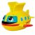 Simba ABC Žuta igračka za kupanje avion pogled sprijeda