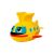 Simba ABC Žuta igračka za kupanje avion izoliran