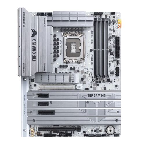 Top view of Asus TUF Gaming Z890-Pro WiFi motherboard